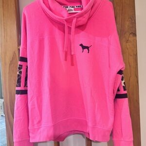 Victoria's Secret Bright Pink Cowl Neck Sweater